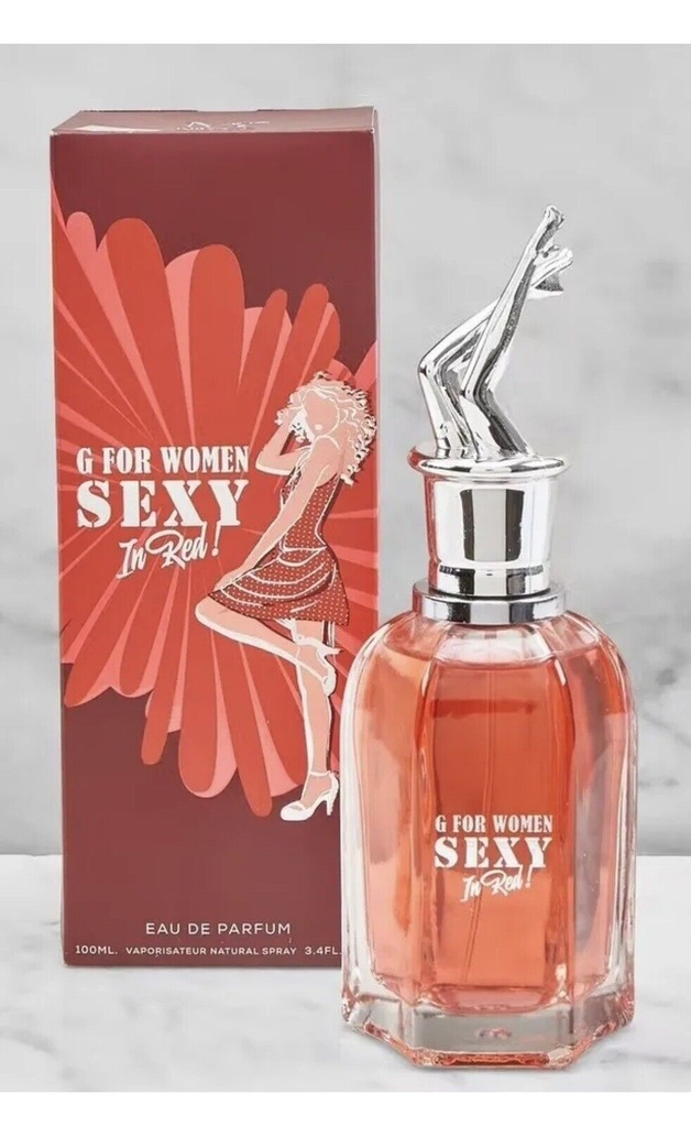 Women’s Perfume, G Sexy in Red Perfume 3.4 Fl Oz- Scents Amber and Floral