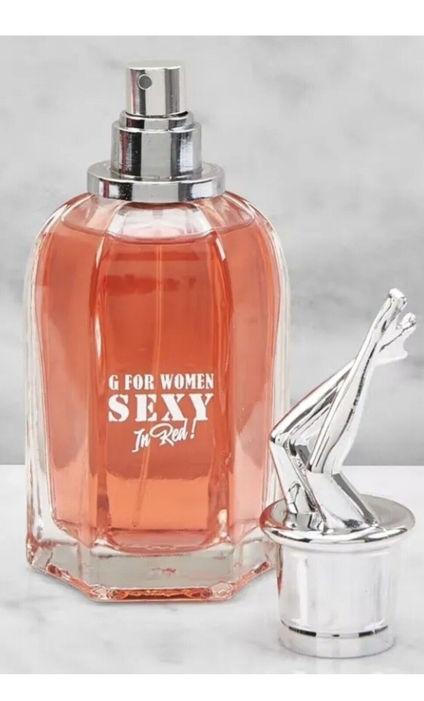 Women’s Perfume, G Sexy in Red Perfume 3.4 Fl Oz- Scents Amber and Floral