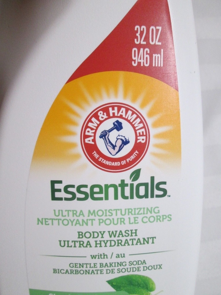 Arm & Hammer Essentials Ultra Moisturizing Body Wash  Simply Fresh  32 Ounce