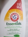 Arm & Hammer Essentials Ultra Moisturizing Body Wash  Simply Fresh  32 Ounce