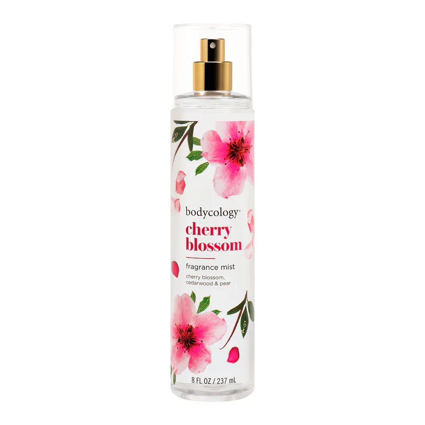 BODYCOLOGY FRAGRANCE MIST CHERRY BLOSSOM 8 OZ