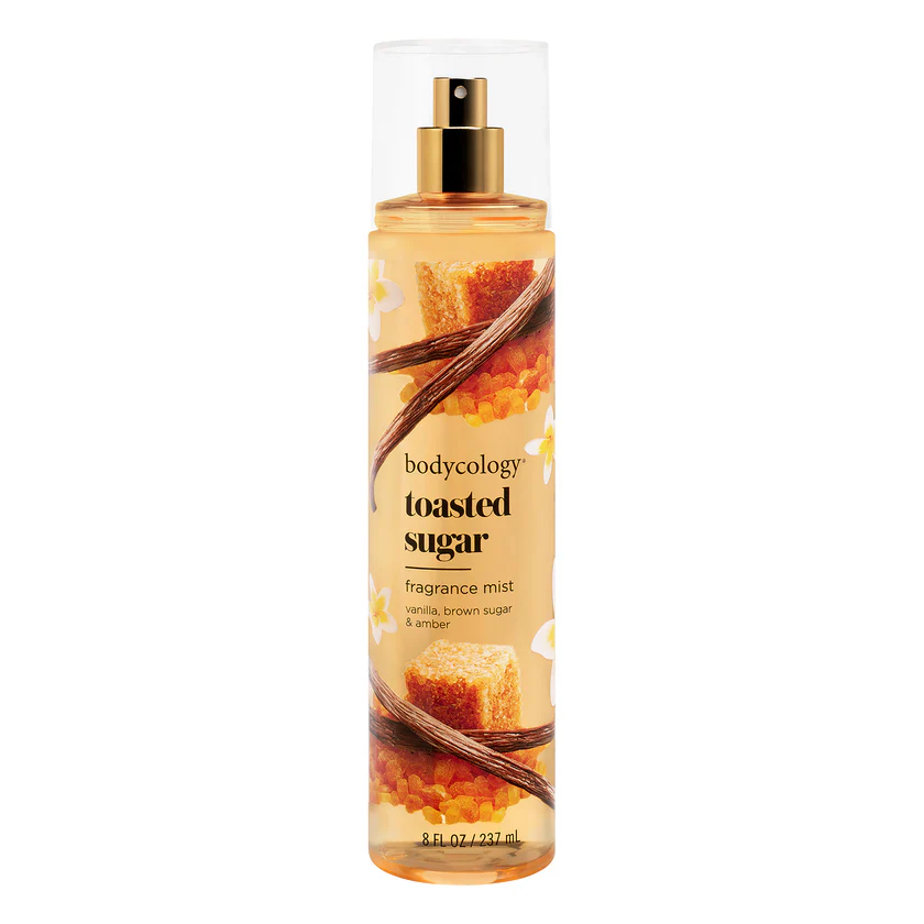 BODYCOLOGY FRAGRANCE MIST TOASTED SUGAR 8 OZ