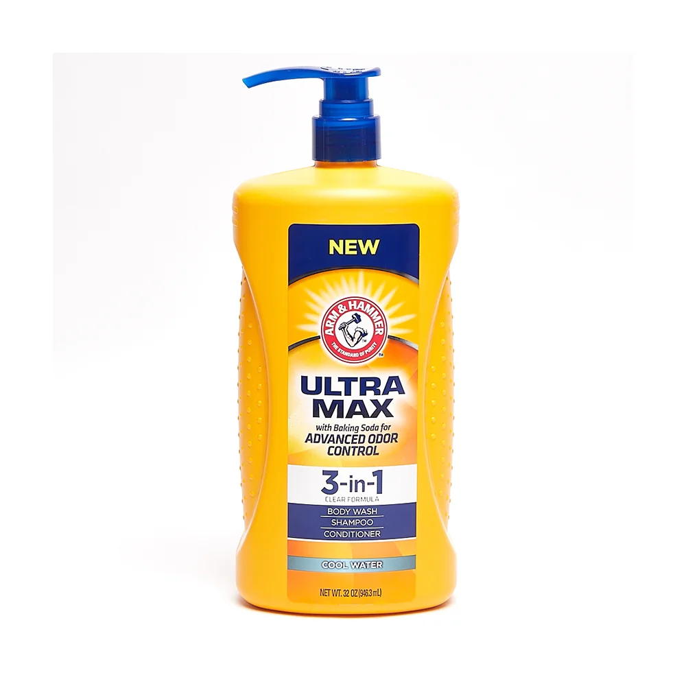ARM AND HAMMER 3-IN-1 ULTRA MAX BODY WASH  COOL WATER 32OZ
