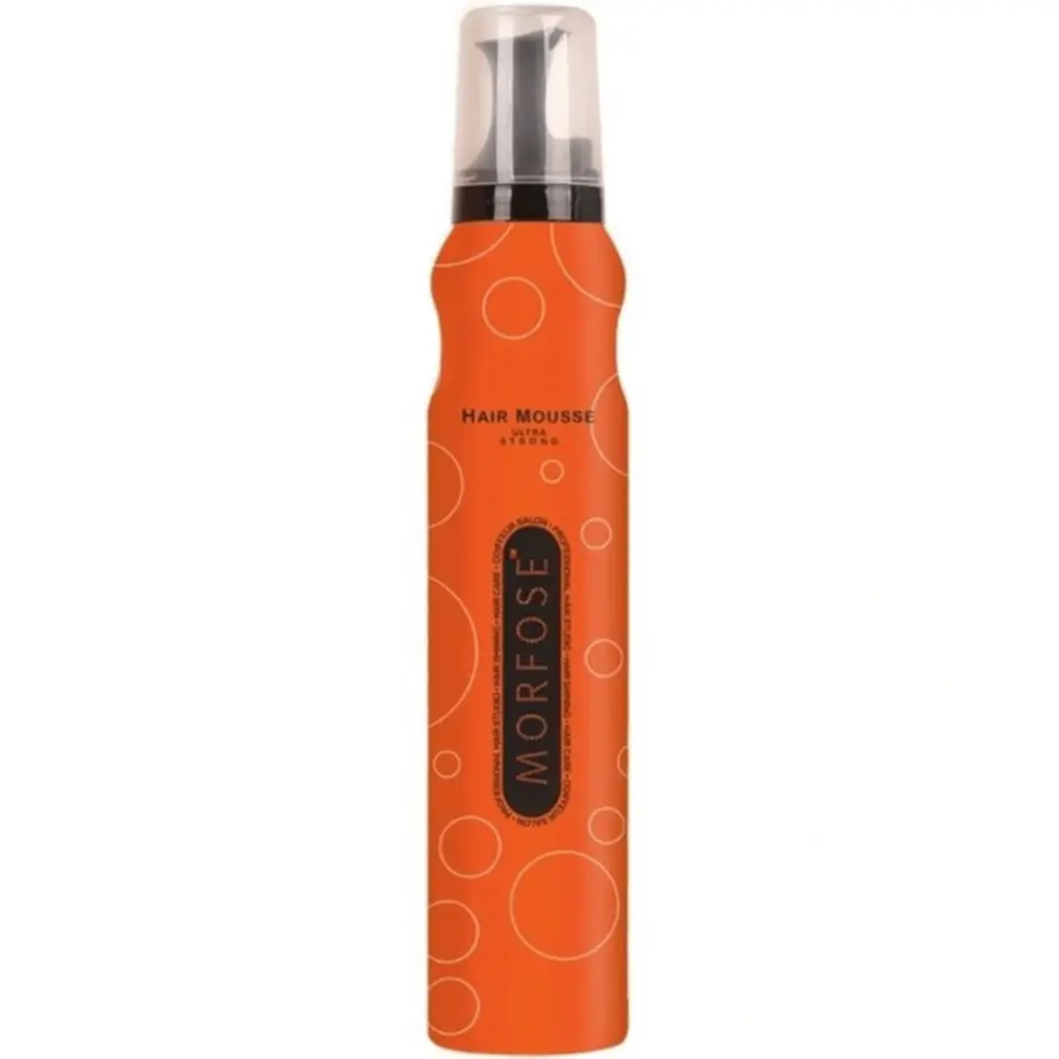 MORFOSE HAIR MOUSSE ULTRA STRONG ORANGE 200ML 