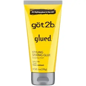 GOT2B ULTRA GLUED SPIKING STYLING GEL YELLOW 6OZ 