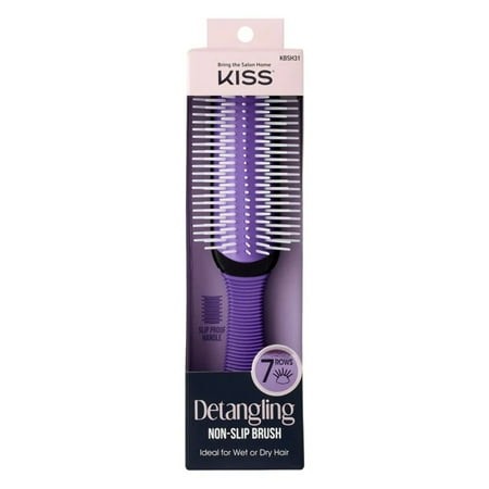 RED 7 ROW DETANGLE BRUSH