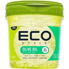 ECO STYLE STYLING GEL OLIVE OIL 8 OZ 