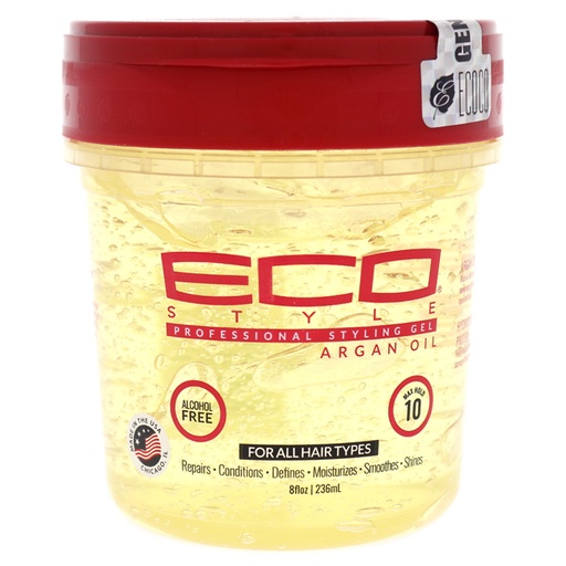 ECO STYLE STYLING GEL ARGAN OIL 8 OZ 
