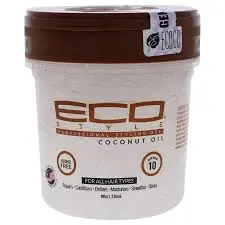 ECO STYLE STYLING GEL COCONUT OIL 8 OZ 
