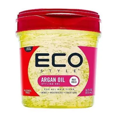 ECO STYLE STYLING GEL 50% MORE ARGAN OIL 24 OZ 