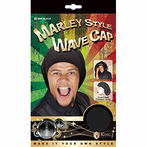 QFITT DREADLOCKS WAVE CAP BLK/ MARLEY     
