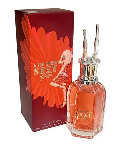 MIRAGE BRANDS WOMEN'S PERFUME G FOR WOMEN IN RED! 3.4 FL.OZ 