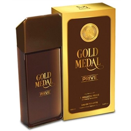 MIRAGE BRANDS MEN'S PERFUME GOLD MEDAL PRIVE 3.4 FL.OZ 