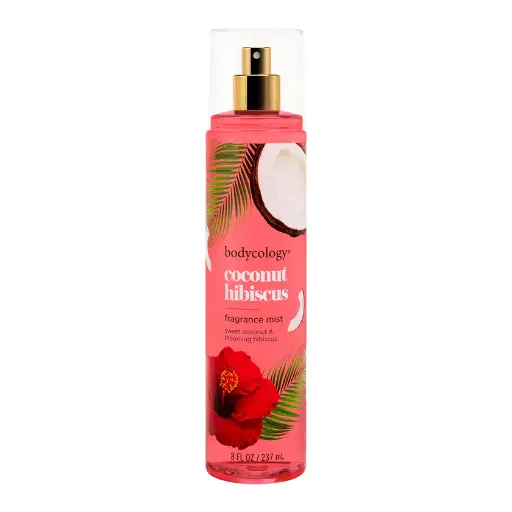 BODYCOLOGY FRAGRANCE MIST COCONUT HIBISCUS 8 OZ