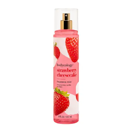 BODYCOLOGY FRAGRANCE MIST STRAWBERRY CHEESECAKE 8 OZ