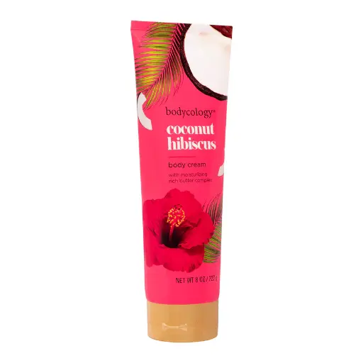 BODYCOLOGY BODY CREAM COCONUT HIBISCUS 8 OZ