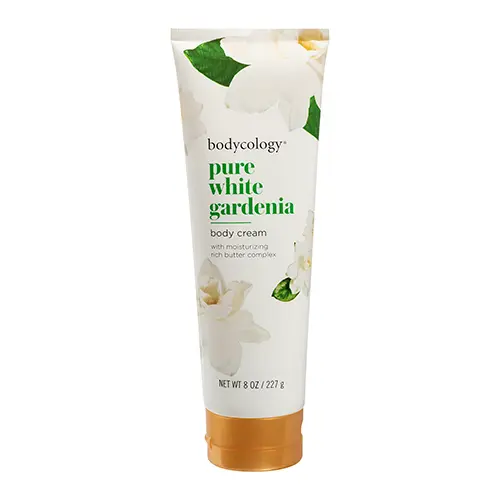 BODYCOLOGY BODY CREAM PURE WHITE GARDENIA 8 OZ