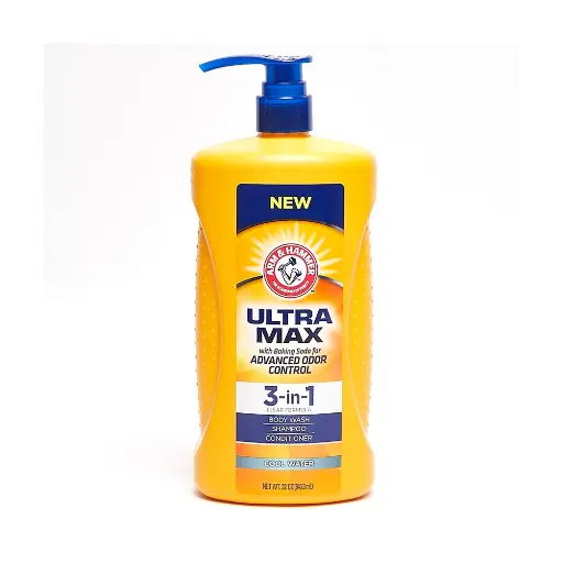 ARM AND HAMMER 3-IN-1 ULTRA MAX BODY WASH  COOL WATER 32OZ