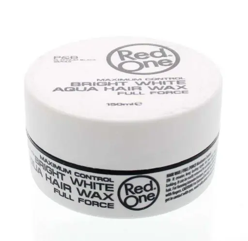 RED ONE AQUA HAIR GEL WAX BRIGHT WHITE 150ML