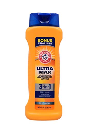 ARM AND HAMMER 3-IN-1 ULTRA MAX BODY WASH  COOL WATER 12OZ 